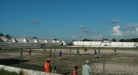 Estádio Pompilhão em Inhapi (Foto: Juvenal Silva)