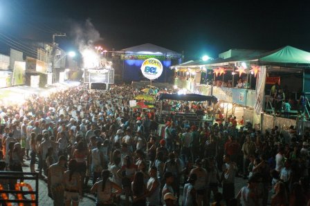 Praça de eventos durante Mica Hipi 2010 (Foto: Arquivo)